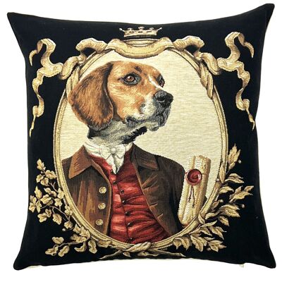 funda de almohada aristobeagle - almohada para perros - regalo beagle