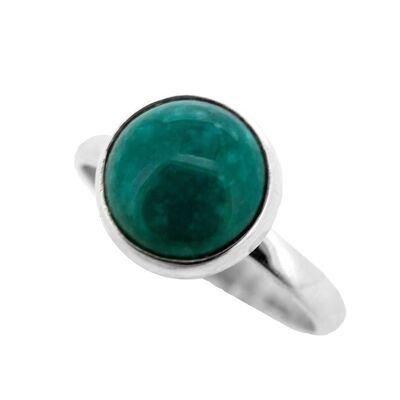 Round Turquoise Ring in a Size N and Presentation Box