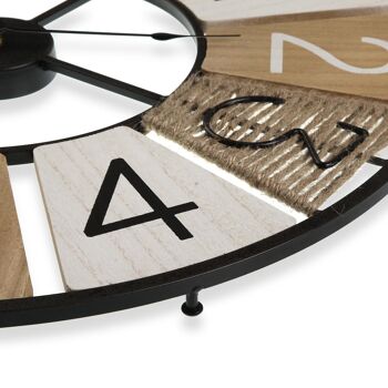 HORLOGE MURALE EN BOIS 58 CM 21110298 3