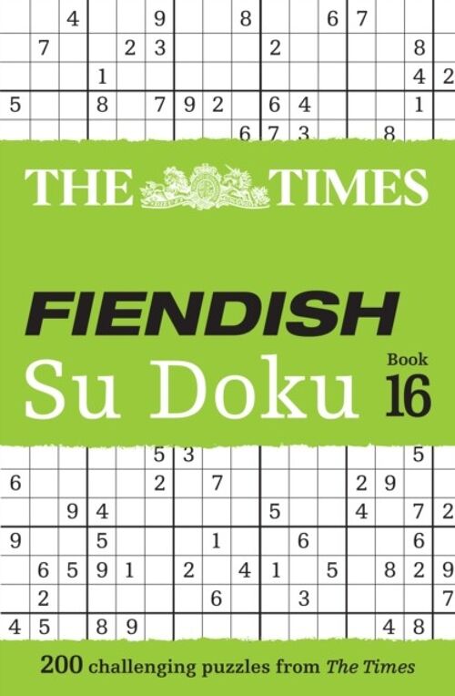 The Times Fiendish Su Doku Book 16 by The Times Mind Games