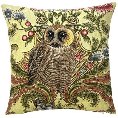 owl deco pillow cover - bird decor