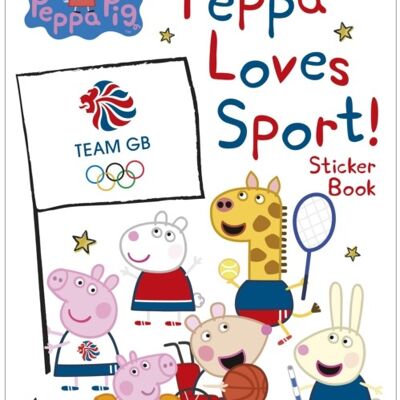 Peppa Pig Peppa Loves Sport Sticker Bo by Peppa Pig