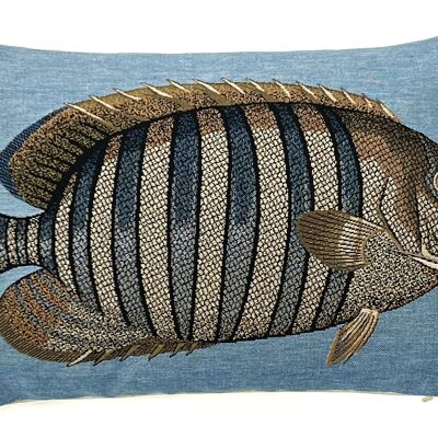 tropical fish pillow cover