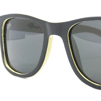 Sunglasses 020 -bamboo lac black