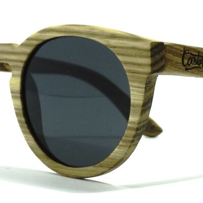 Sunglasses 042 -sara- wood zebra