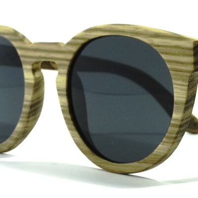 Sunglasses 042 -sara- wood zebra