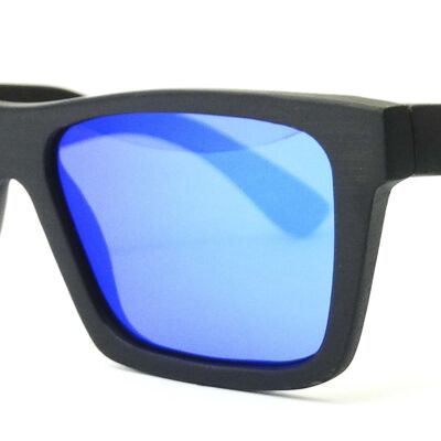 Sunglasses 044 - wood bamboo black