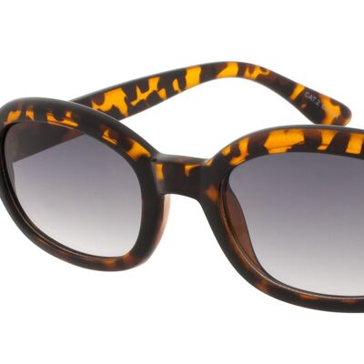 Sunglasses - BELL - Retro Sunglasses in Tortoise with Light Grey Lenses