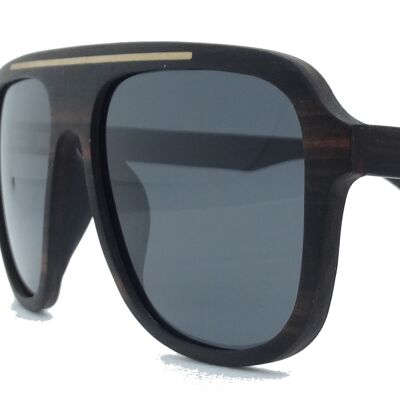 Sunglasses 248 -tony - wood ebony