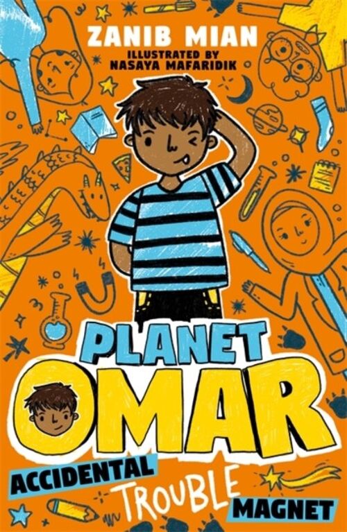 Planet Omar Accidental Trouble Magnet by Zanib Mian