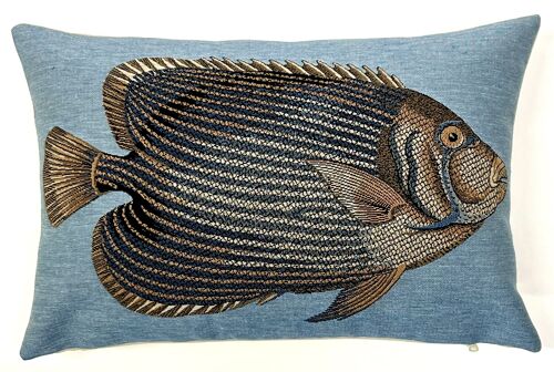 tropical fish pillow cover