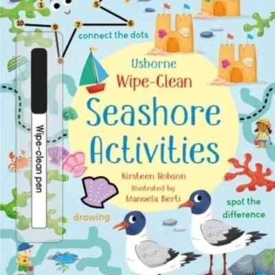 WipeClean Seashore Activities by Kirsteen Robson