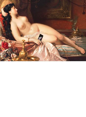 Tik Tok Oil Nude Life peinture impression - 50 x 70 - mat 1