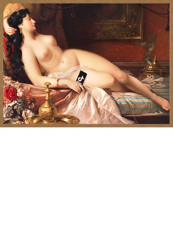 Tik Tok Oil Nude Life peinture impression - 50 x 70 - mat 3