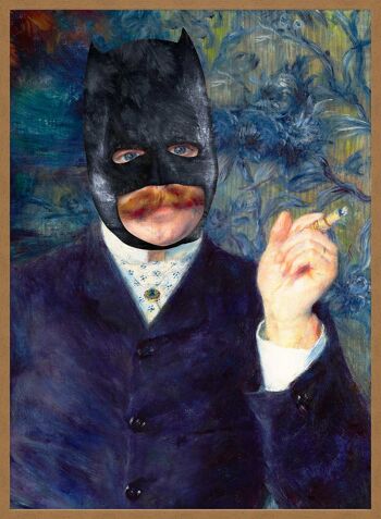 Vintage Batman peinture modifié Art Print - 50 x 70 - mat 3