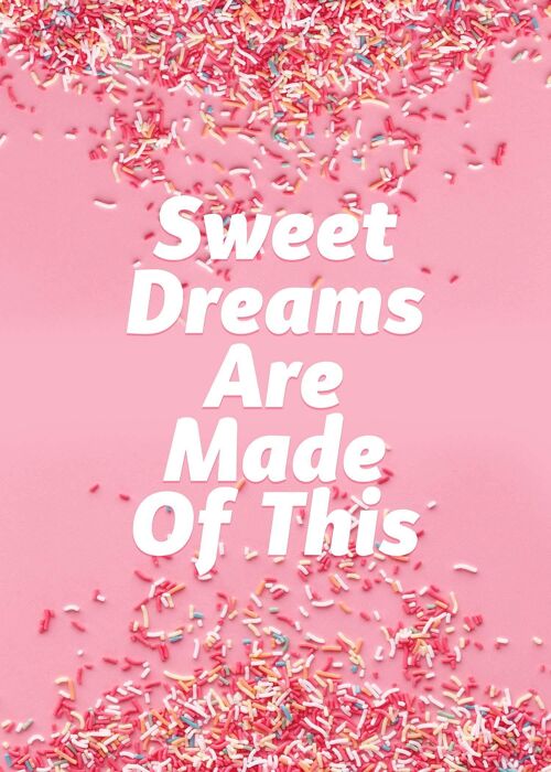 Sweet Dreams Sprinkles Print - 50x70 - Matte