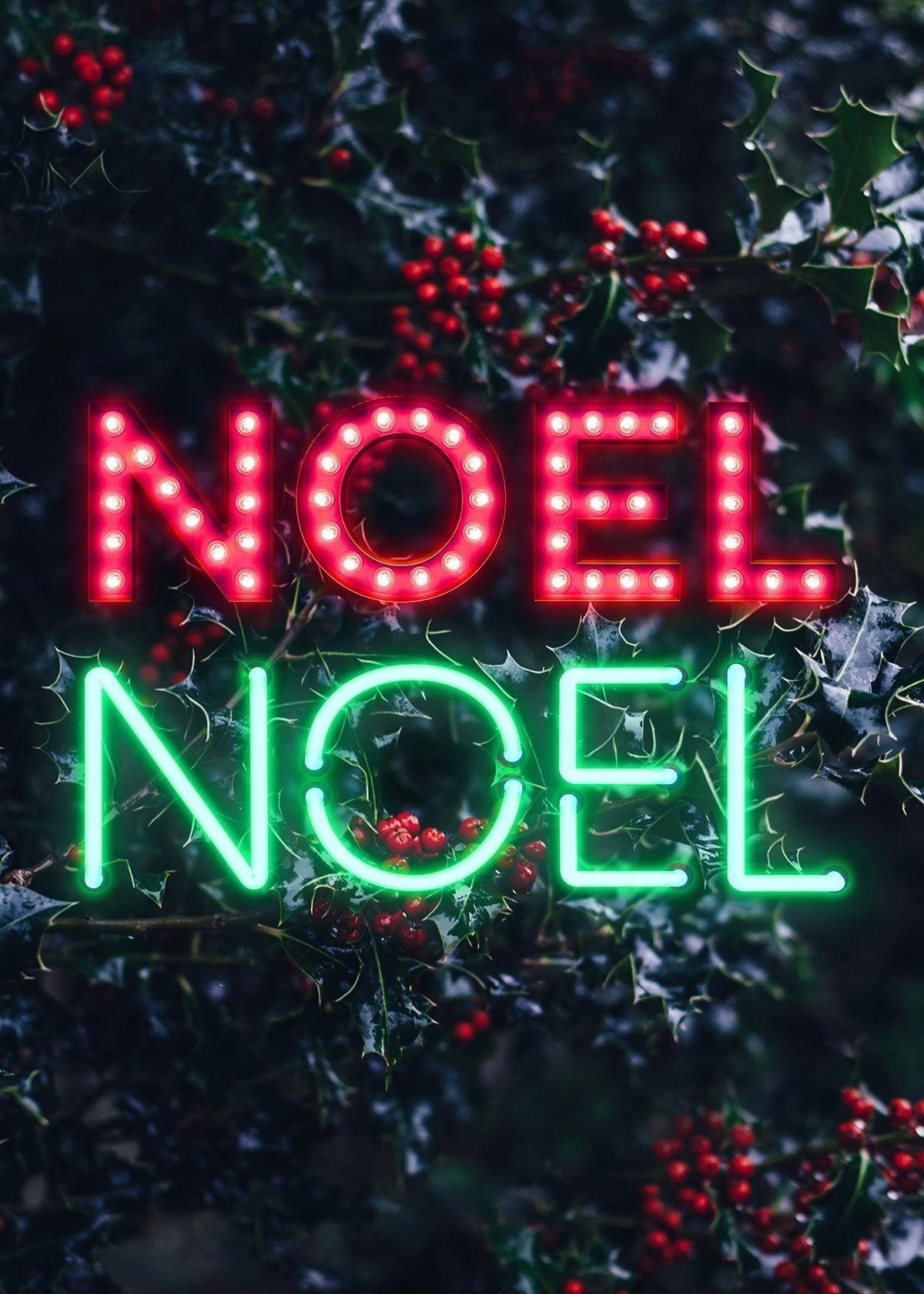 Noel Noel Fairground Lights Print - 50x70 - Matte