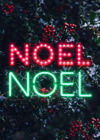 Imprimé Noel Noel Fairground Lights - 50x70 - Mat 1