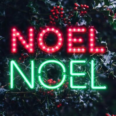 Noel Noel Fairground Lights Print - 50x70 - Matt