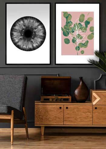 Eucalyptus Minimal Print - 50x70 - Mat 2