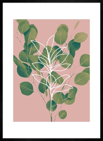 Eucalyptus Minimal Print - 50x70 - Mat 4