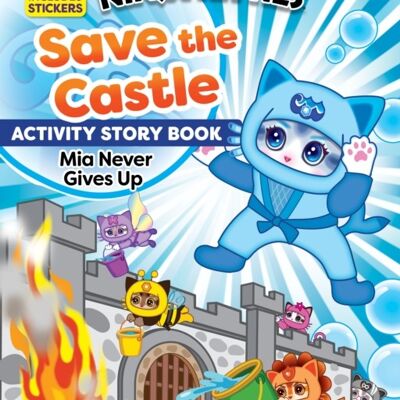 Ninja Kitties Save the Castle Activity Storybook by Kayomi Harai