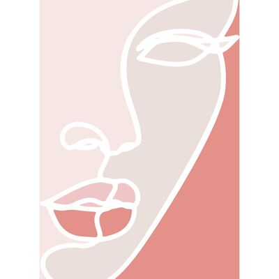 Stampa Face Study Block Colours - 50x70 - Matte