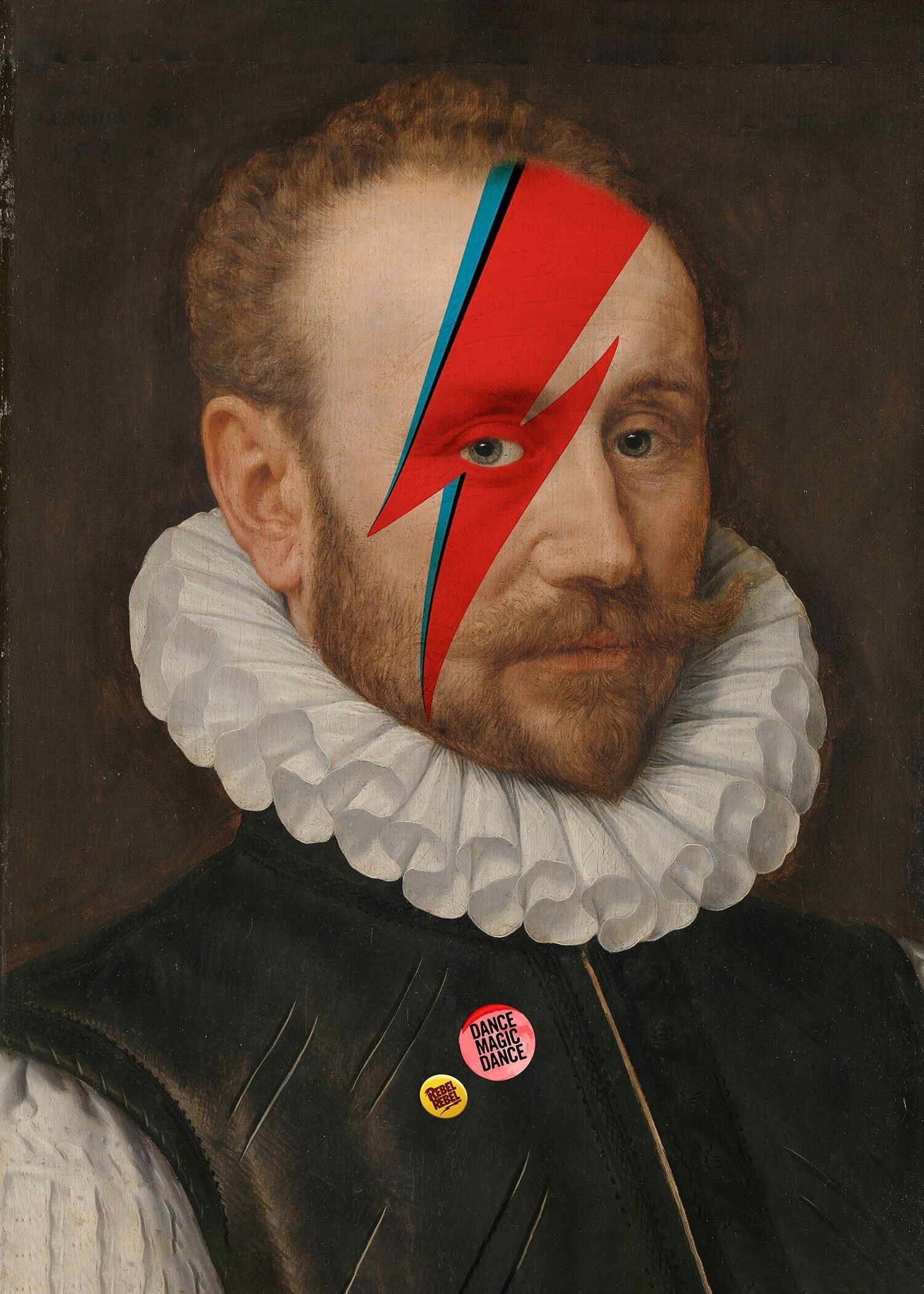 Stampa Rebel Bowie - 50x70 - Opaca