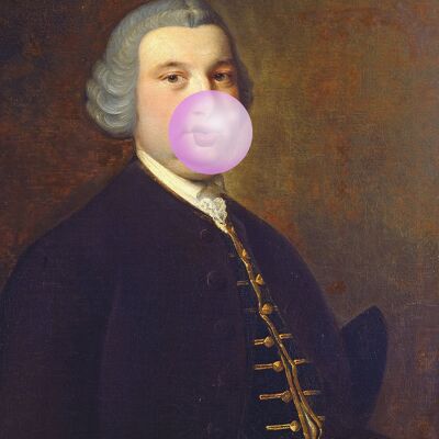 Bubblegum Gent Print - 50x70 - Matte