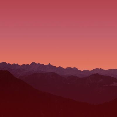 Sonnenuntergang 1 Druck - 50x70 - Matt