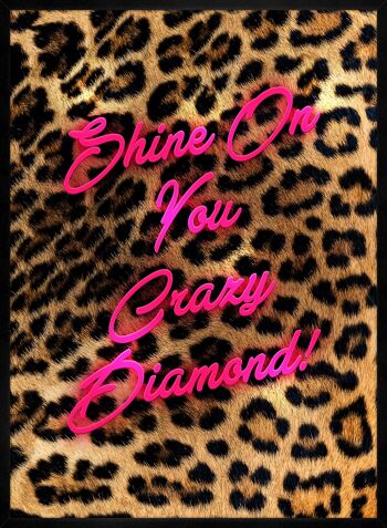 Shine On You Crazy Diamond Imprimé Léopard - 50x70 - Mat 3