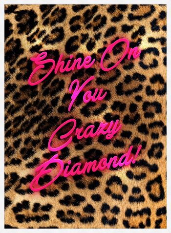 Shine On You Crazy Diamond Imprimé Léopard - 50x70 - Mat 4