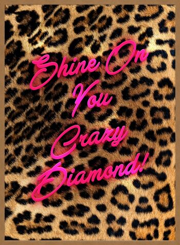 Shine On You Crazy Diamond Imprimé Léopard - 50x70 - Mat 5