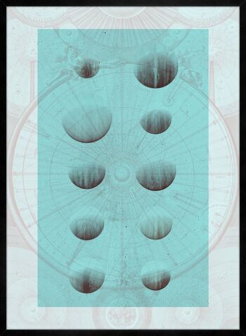 Tableau d'astrologie imprimé léger - 50x70 - Mat 3