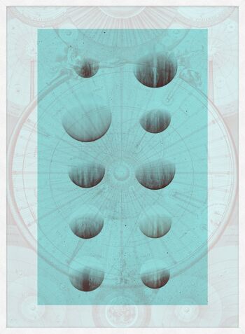 Tableau d'astrologie imprimé léger - 50x70 - Mat 4