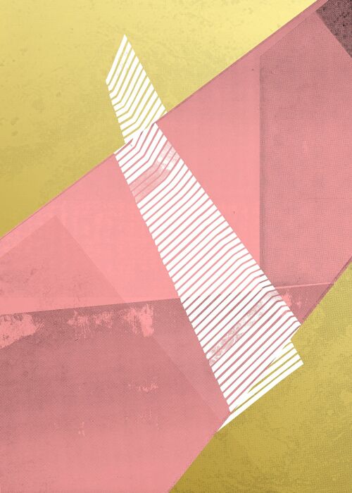 Abstract Angles 2 - Pink - 50x70 - Matte