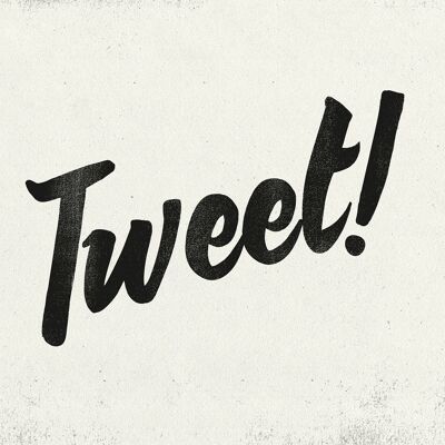 Tweet Animal Noises Print - 50x70 - Matte