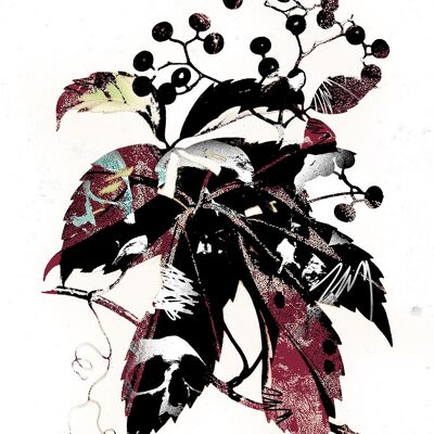 Stampa di foglie botaniche - 50x70 - Opaco