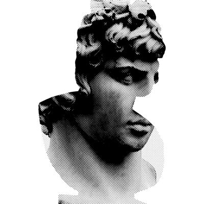 Bust 1 Black and White Print - 50x70 - Matte