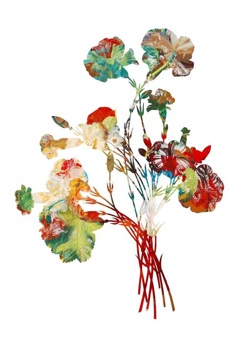 Colour Vintage Bouquet 1 - 50x70 - Matte