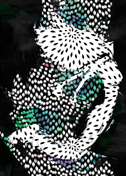 Dancer 1 Pattern Print - 50x70 - Matte