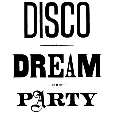Impression de type Disco Dream Party - 50x70 - Mat