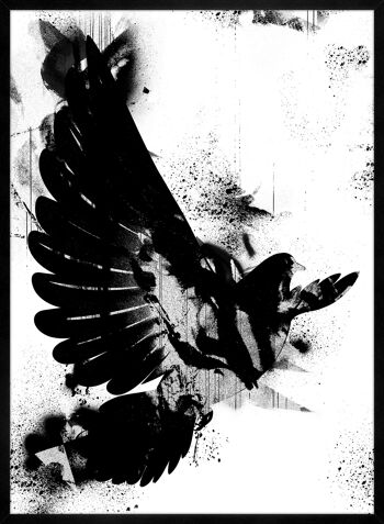 Imprimé Graffiti Dove - 50x70 - Mat 4