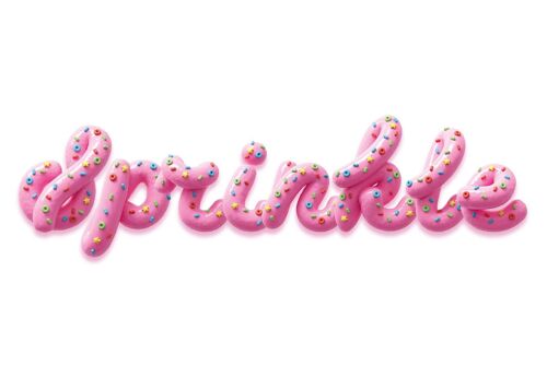 Sprinkle Type Cake Print - 50x70 - Matte