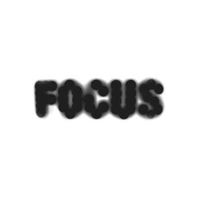 Focus Quote Print - 50x70 - Matte