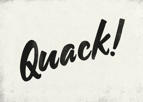 Quack Animal Noises Print - 50x70 - Matte