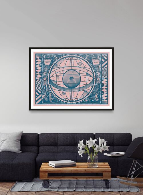 Sceno Systematis Astrology Pink Print - 50x70 - Matte