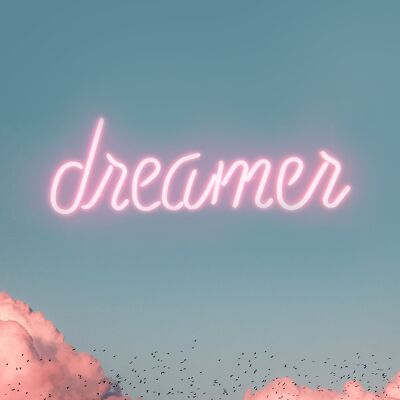 Stampa neon Dreamer Clouds - 50x70 - Opaco