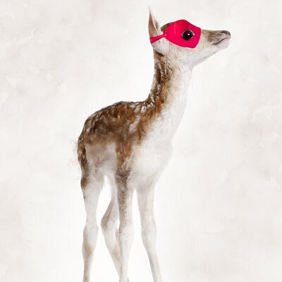 Super Deer! Little Heroes Animal Print - 50x70 - Matte