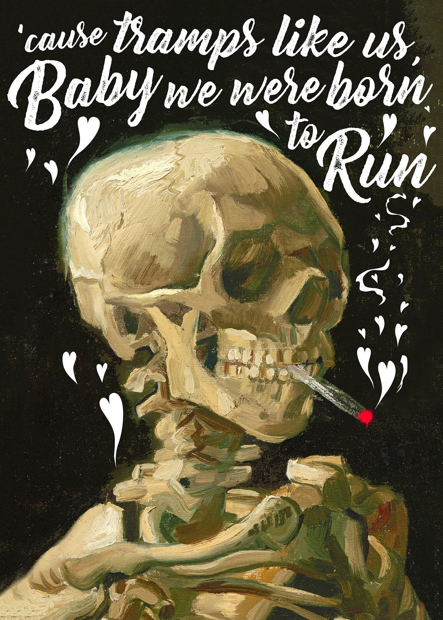 Tramps Like Us Lyrics Print - 50x70 - Matte